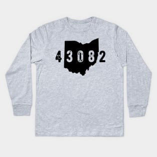 43082 zip code Columbus Ohio Westerville Kids Long Sleeve T-Shirt